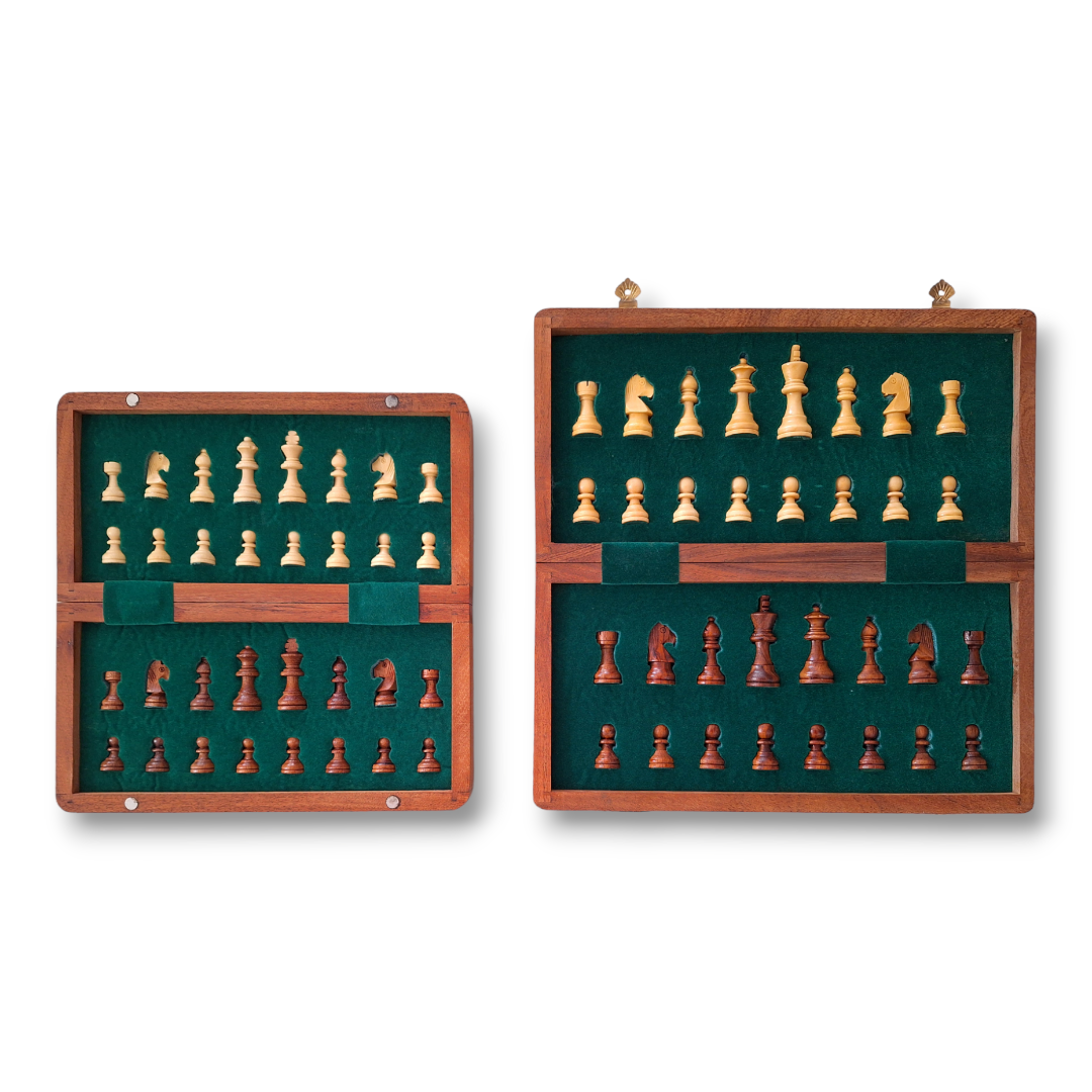 Foldable Wooden Chess 