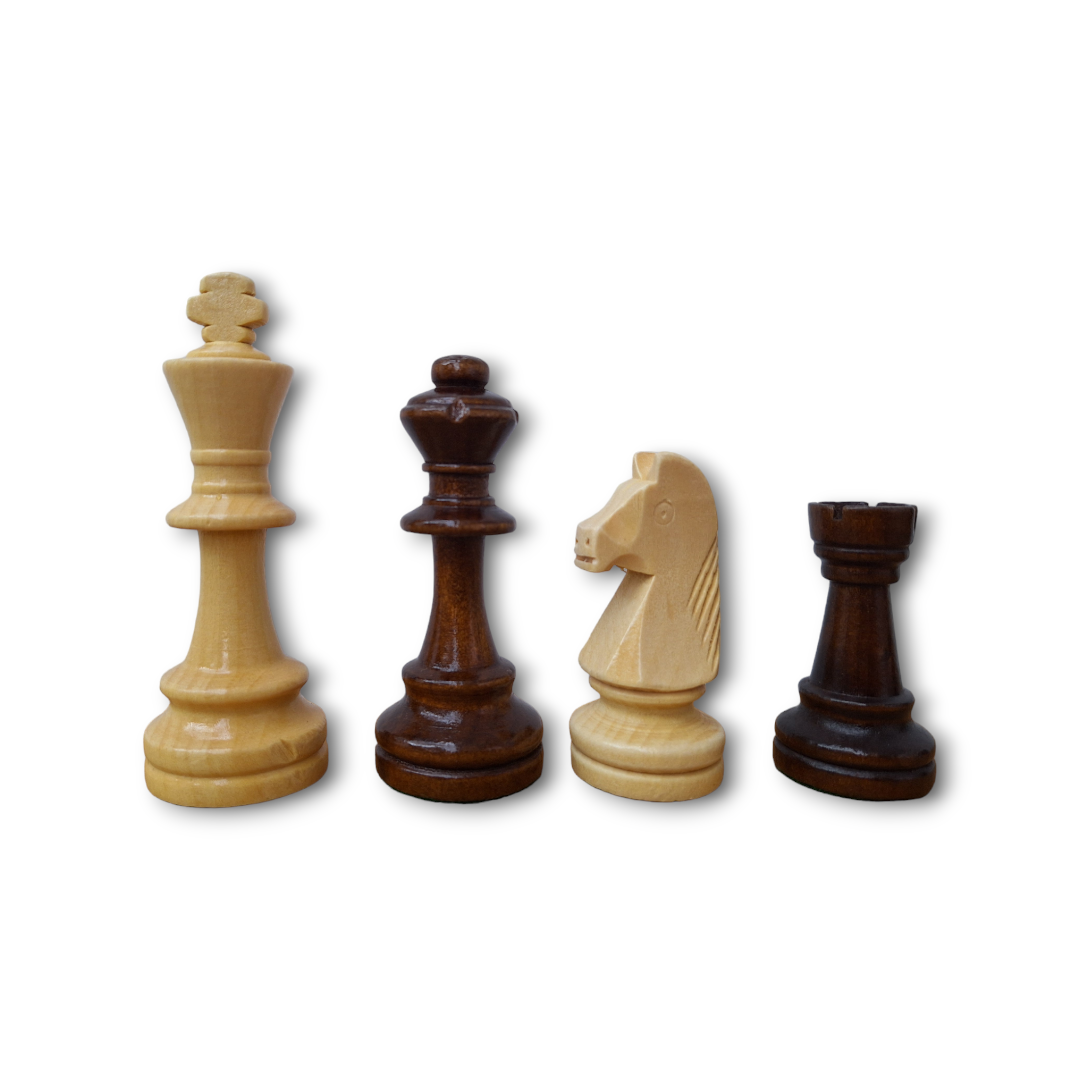 high-end wooden chess pieces